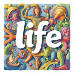 ( ( ( ( life ) ) ) ) by mœbius!!!!!!!!!!!!!!!!!!!!!!!!!!!, overdetailed art, colorful, artistic record jacket design