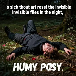 ( ( ( o sick, thou art rose! the invisible worm that flies in the night, ) ) ) humpty dumpty fell :