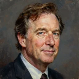 bill murray portrait, painted by norman rockwell