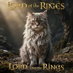 lord of the rings gandalf as a cat