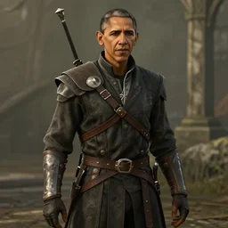 obama in daggerfall. ingame screenshot