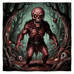 old illustrated guide on horrifying nightmarish cannibalism for fun and profit