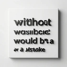 without music, life would be a mistake, minimalist art, design, 4 k, 3 d, art