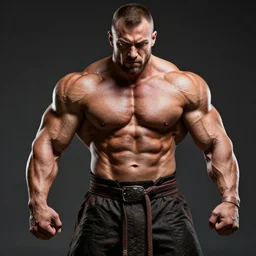 beautiful massively muscular ripped warrior