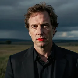 jordan peterson with red lipstick