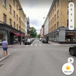 google streetview screenshot from oslo in color from 1 9 2 0