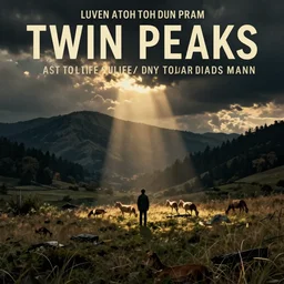 twin peaks movie poster art by david mann