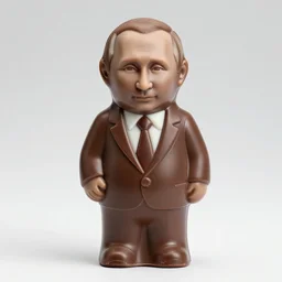 edible chocolate figurine of vladimir putin
