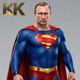 Vladimir Putin as evil superman, made by Stanley Artgerm Lau, WLOP, Rossdraws, ArtStation, CGSociety, concept art, cgsociety, octane render, trending on artstation, artstationHD, artstationHQ, unreal engine, 4k, 8k