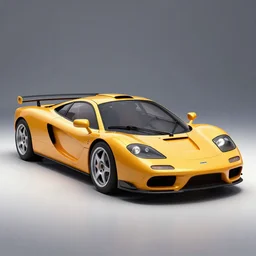 “A 1998 McLaren F1 road car, in the style of Pixar, octane 3d render, 8k, studio lighting”