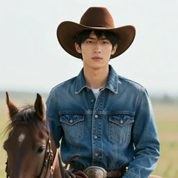 a very handsome young man who is a cowboy