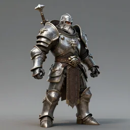 a heavily armored dwarven warrior | d&d | jeff easley | hyperdetailed
