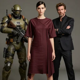a woman wearing issey miyake clothing, 3 dcg, source engine, half life 2, portal 2, gmod, portrait, fashion photography, by david bailey, mario testino, davide sorrenti