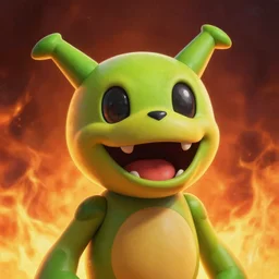portrait painting of fnaf springtrap, laughing out loud, background is flames unreal render cinematic lighting art by bussiere rutkowski andreas rocha