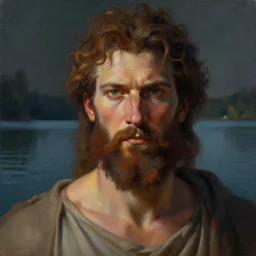 zeus portrait, dramatic light, lake background, 2 0 0 mm focal length, painted by stanley lau, painted by greg rutkowski, painted by stanley artgerm, digital art, trending on artstation