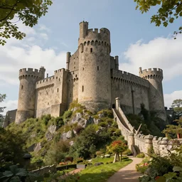 a medieval castle by craig mullins, extremely beautiful