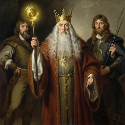 master wizard, highly detailed painting by gaston bussiere, craig mullins, j. c. leyendecker 8 k