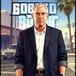 jerome powell in gta 5 cover art