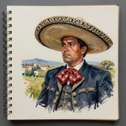 asset sheet, material study ( caricature ) mariachi ( mark ryden, hildebrandt ) ( lofi, high detail ) ( oil paint on canvas )