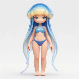cartoon female character in hood inspired by jellyfish, artwork by artgem lau, wlop and rossdraws, anatomically correct, smooth, clean detailed, sharped focus, symmetrical, perfect composition, illustration, extremely coherent, detailed body, colorful