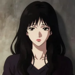 a sad woman, portrait, art by irving penn, anime wallpaper, pixiv, irving penn style