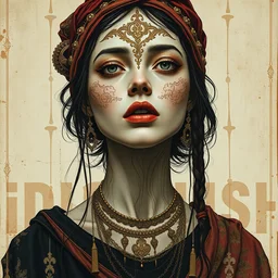 badempanada, eun emerging from renaissance italy into a cyberpunk mutiversal realm by conrad roset, nicola samuri, dino valls, m. w. kaluta, jakub rebelka, rule of thirds, seductive look, beautiful