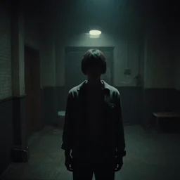 scp in backrooms, cinematic shot, cinestill 800 t