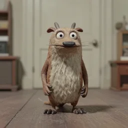 still from a stop-motion Laika film (1964)