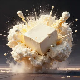 tofu explosion, movement, fast