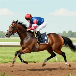 Horse race by by Ivo Pannaggi