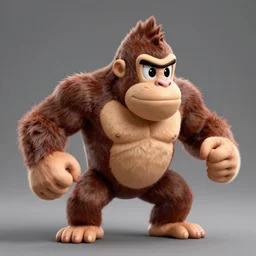 Donkey Kong in Call of Duty, highly detailed, high quality, HD, 4k, 8k, Canon 300mm, professional photographer, 40mp, lifelike, top-rated, award winning, realistic, sharp, no blur, edited, corrected, trending