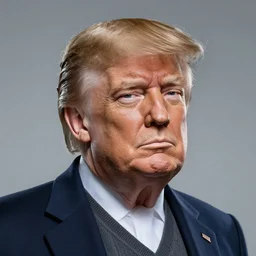a viking holding donald trump head, highly detailed, 8 k
