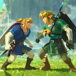 Ganondorf from Ocarina of time kill Link from Breath of the wild