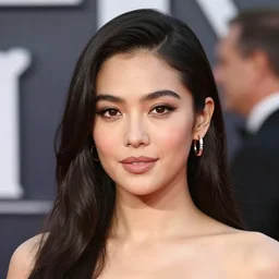 photography of beautiful people at a red carpet premiere, big eyes, good looking, 4 k realistic