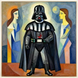 darth vader, style cubism, albert gleizes and jean metzinger