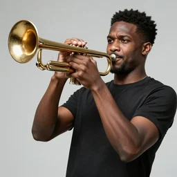 rashawn ross playing the trumpet