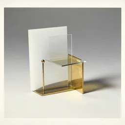 a packshot of an object by marcel duchamp, archival pigment print, 1 9 2 0, academic art, conceptual art, white, grey, gold, glass, metal readymade, in the style of hito steyerl, minimal everyday art, collage, video glitch, historical record