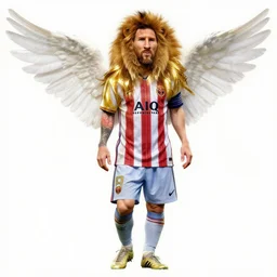 portrait lionel messi male beautiful angel, full length shot, shining, 8 k highly detailed, sharp focus, illustration, art by artgerm, mucha, bouguereau