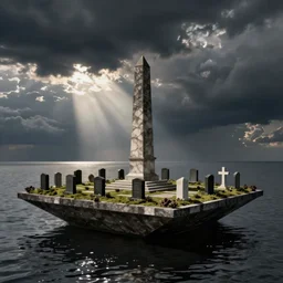 floating cemetary, zdzislaw beksinski