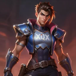 portrait of xqc as apex legends character, concept art, digital painting, trending on artstation, deviantart, epic composition, extremely detailed, volumetric lighting, masterpiece, octane render