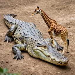 crocodile giraffe hybrid