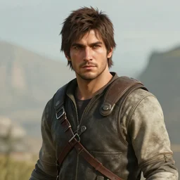 a portrait of a very handsome young man, fallout 4,
