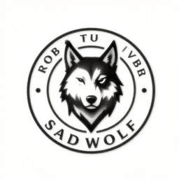 logo for a book publisher named SadWolf