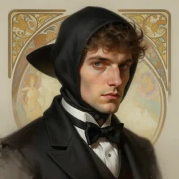 portrait of an art thief, elegant, highly detailed, ray tracing, digital painting, artstation, concept art, smooth, sharp focus, illustration, art by artgerm and alphonse mucha, 8 k