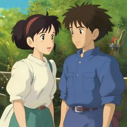 ln illustration emma watson by greg rutkowski makoto shinkai takashi takeuchi studio ghibli