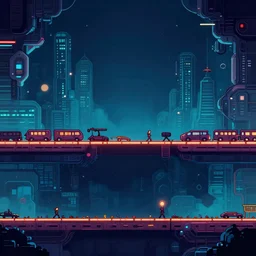 sidescrolling shmup science fiction background