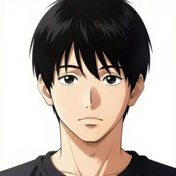manga portrait of a man by tsutomu nihei, he is about 3 0 years old, short black hair with bangs, his features are a mix between french, turkish and russian and he is wearing a beige and black utility jumpsuit, highly detailed portrait, digital painting, artstation, concept art, smooth, sharp foccus ilustration, artstation hq.