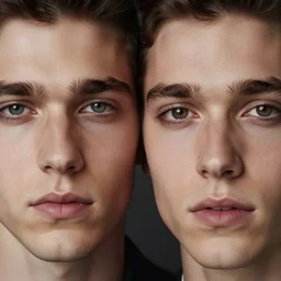 high quality, high detail, expressive portrait by juan francisco casas, hd, beautiful faces, deep love in the eyes, photorealistic lighting