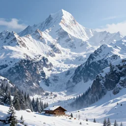 beautiful alps landscape, magnificent, luxury, detailed, sharp focus, close up, high detail, volumetric, illustration, cold lighting, by jordan grimmer and greg rutkowski, trending on artstation, pixiv
