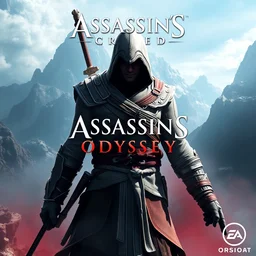 assassins creed odyssey game cover art, box art,